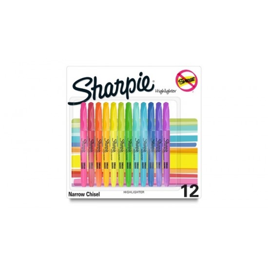 Surligneurs Sharpie Pocket - Ens. de 12