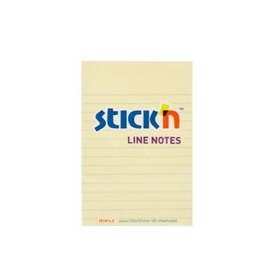 Notes Lignées Adhésives Repositionnables Stick'n...