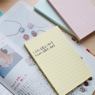 Notes Lignées Adhésives Repositionnables Stick'n 6 x 4''\100 feuilles