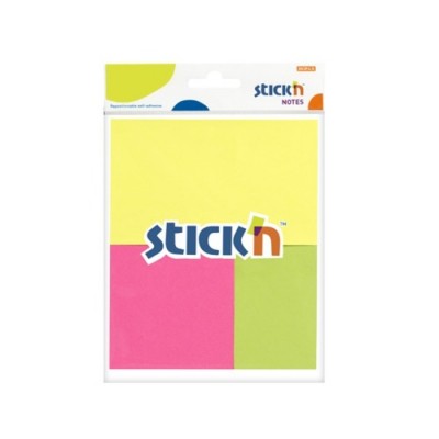 Notes Adhésives Repositionnables Stick'n - 3...