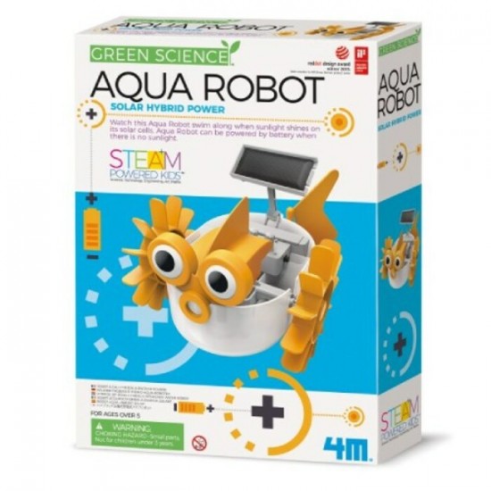 Green Science : Robot-Poisson Aquatique à Énergie Solaire (Multilingue)