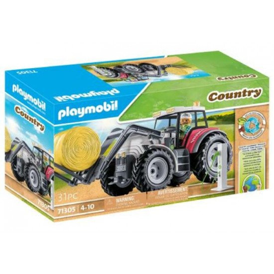 Playmobil - Country : Grand Tracteur et Borne de...