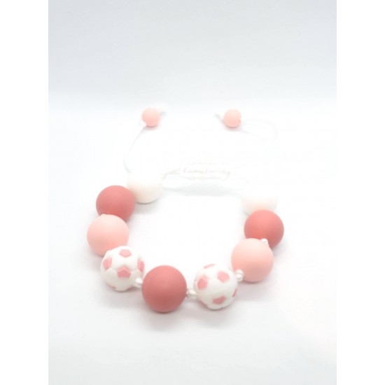 Bracelet soccer rose