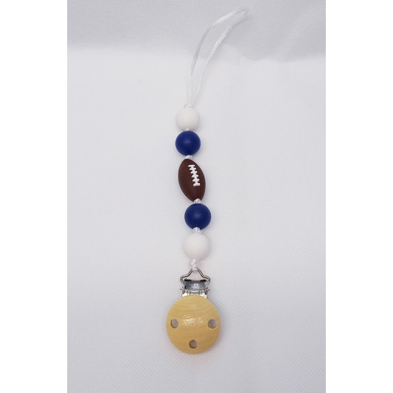 Attache-suce Football bleu