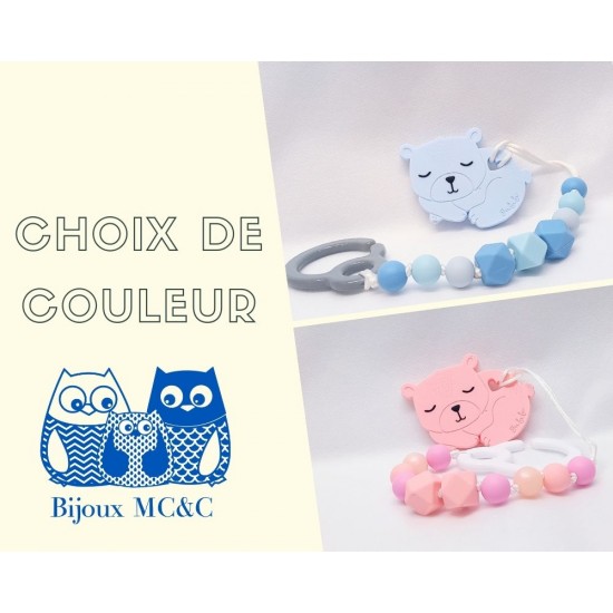 Jouet à suspendre Ourson - Couleurs variées