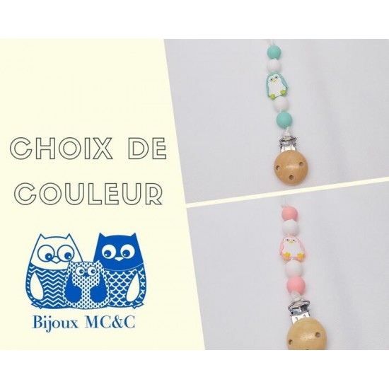 Attache-suce Manchot - Couleurs variées