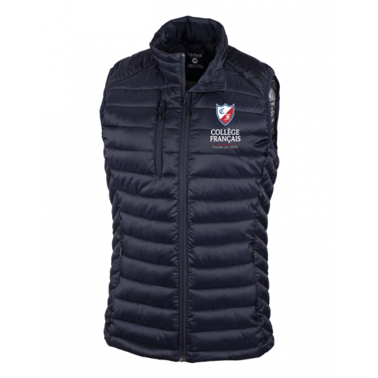 Veste sans manche bubble marin femme