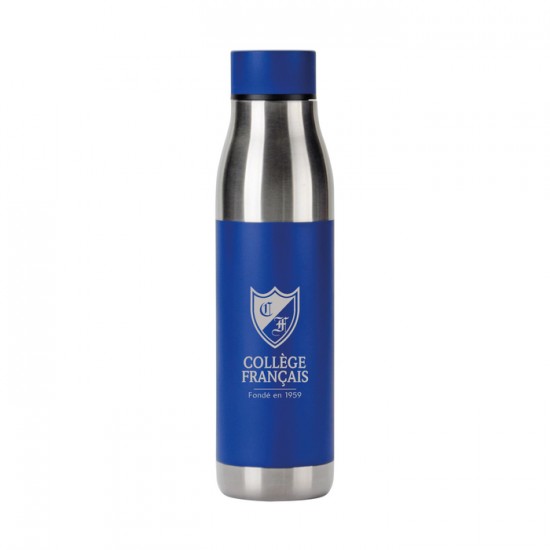 Bouteille en acier inoxydable bleu
