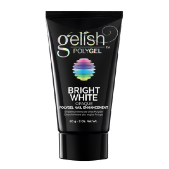 PolyGel Bright White Opaque gelish  - 60g