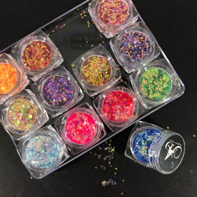 Déco Paillettes Multicolores Losanges