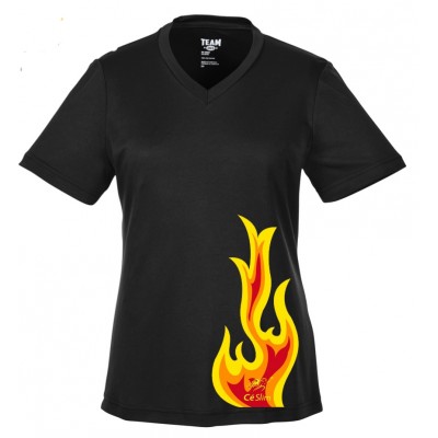 T-shirt sport flamme Cé Slim taille XS