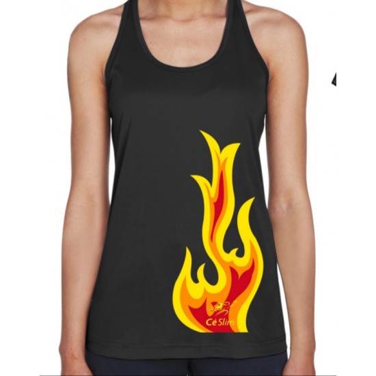 Camisole sport flamme Cé Slim taille L