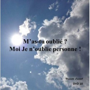 M'as-tu oublié ? Moi Je n'oublie personne !