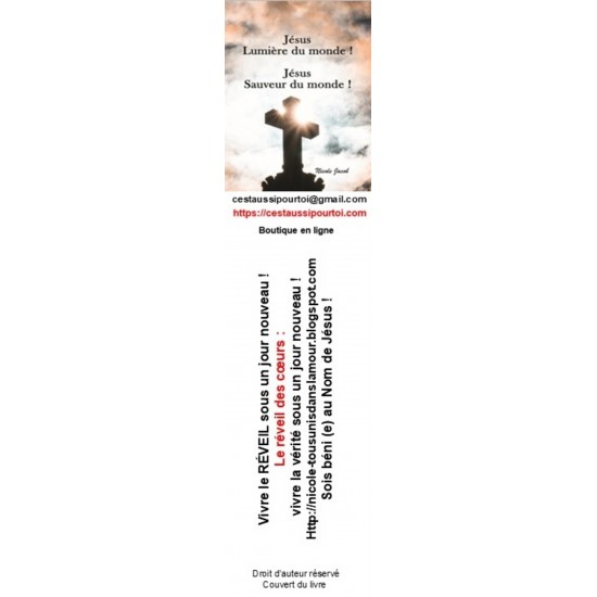 Signet / Jésus Lumière du monde ! Jésus Sauveur...