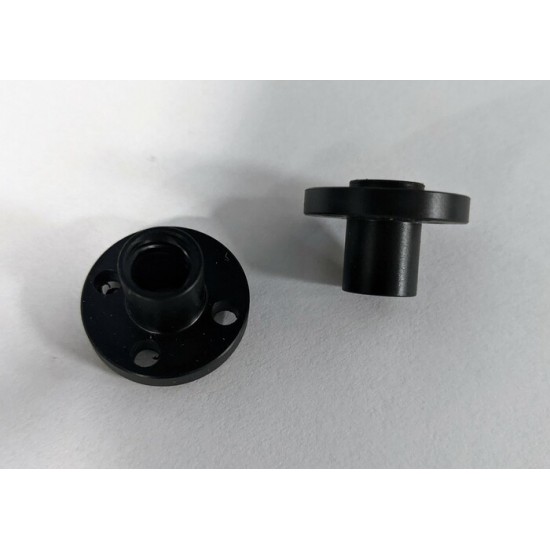 T8-8 round acetal nuts, 2pcs