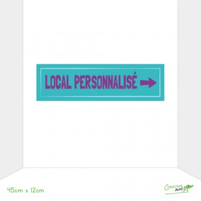 Local personnalisé- Direction