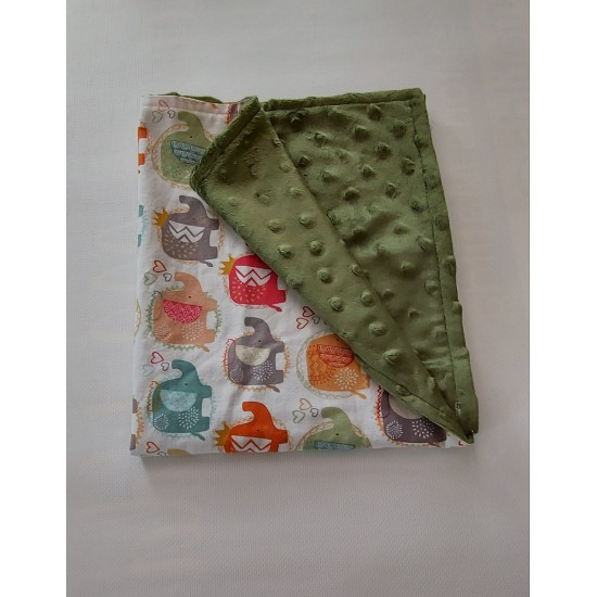 Mini doudou coton/minky taille moyenne/petite,...