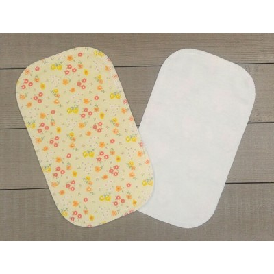 Lingettes hygiéniques: fleurs jaunes