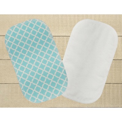 Lingettes hygiéniques: ogees bleus revers blanc
