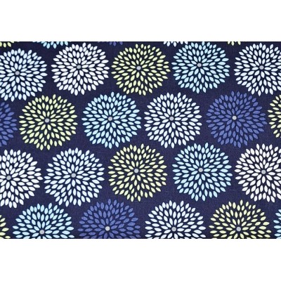 Essuie-tout lavable: floral bleu