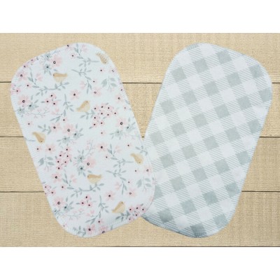 Lingettes hygiéniques: oiseaux roses et gris...