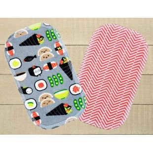 Lingettes hygiéniques: sushi revers chevrons...
