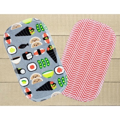 Lingettes hygiéniques: sushi revers chevrons...