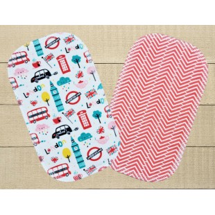 Lingettes hygiéniques: London revers chevrons...