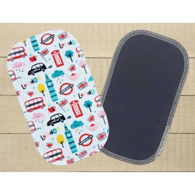 Lingettes hygiéniques: London revers bleu marin