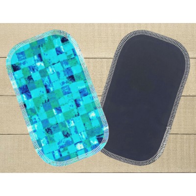 Lingettes hygiéniques: glaçons revers bleu marin