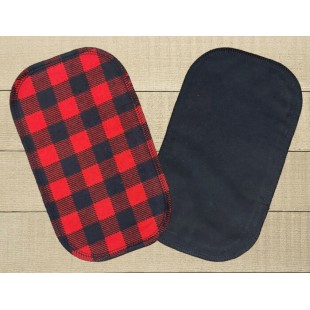 Lingettes hygiéniques: bucheron rouge revers noir