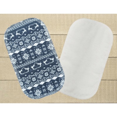Lingettes hygiéniques: cerfs d'hiver revers blanc