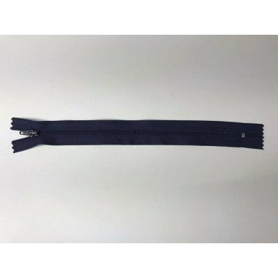 Fermeture éclaire en nylon bleu marin paquet de...