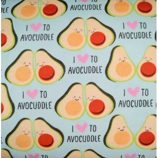 flanelle avocat 1 mètre