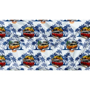 Minky Motif Westfalia - IMPRIMÉ AU QUÉBEC À...