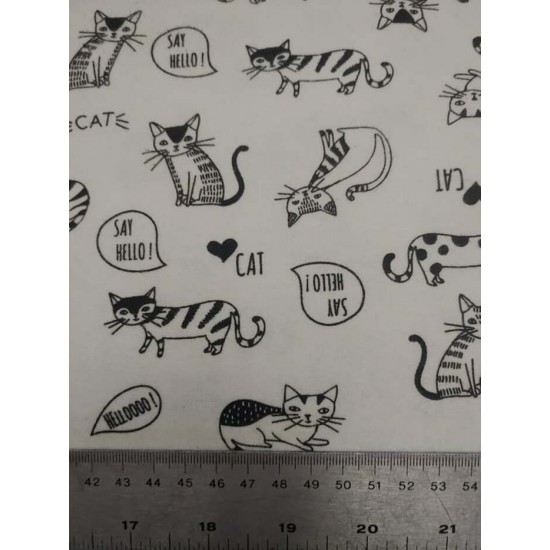 flanelle chat hello 1 mètre