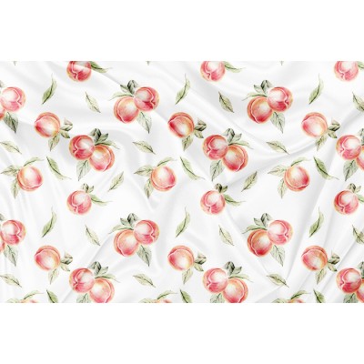 Minky Motif Fruité - IMPRIMÉ AU QUÉBEC À NOTRE...
