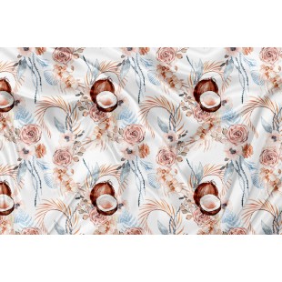 Minky Motif Coconut- IMPRIMÉ AU QUÉBEC À NOTRE...