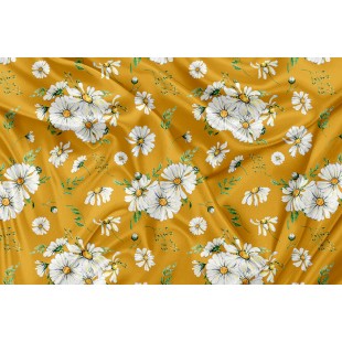 Minky Motif Marguerite Soleil - IMPRIMÉ AU...