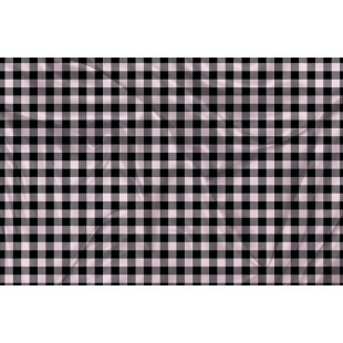 Minky Motif Lumberjack Rose - IMPRIMÉ AU QUÉBEC...
