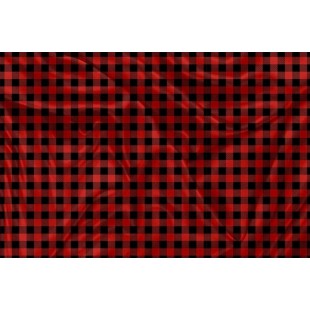 SQUISH Motif Lumberjack Rouge - IMPRIMÉ AU...