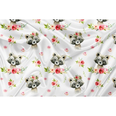 Minky Motif Raton Fleur - IMPRIMÉ AU QUÉBEC À...