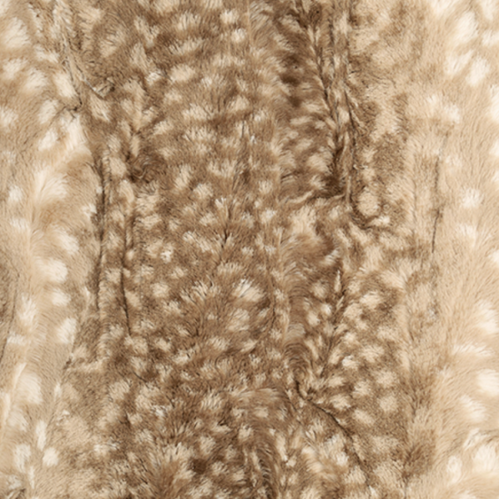 Fourrure Shannon Fabrics - Luxe Cuddle® Fawn Cappuccino