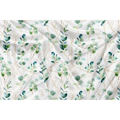 SQUISH Motif Eucalyptus Géométrique - IMPRIMÉ...