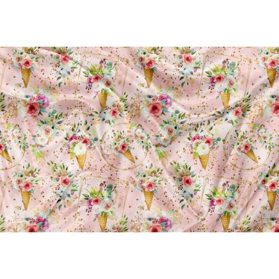 SQUISH Motif Cornet Floral - IMPRIMÉ AU QUÉBEC À NOTRE ATELIER
