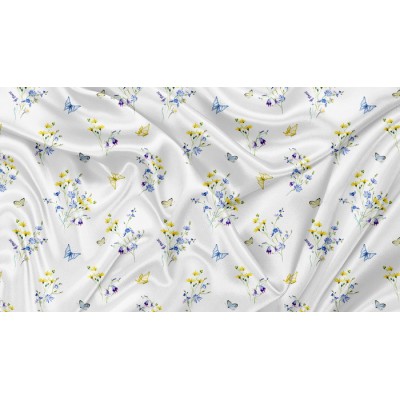 SQUISH Motif Champ Floral et Papillon - IMPRIMÉ...