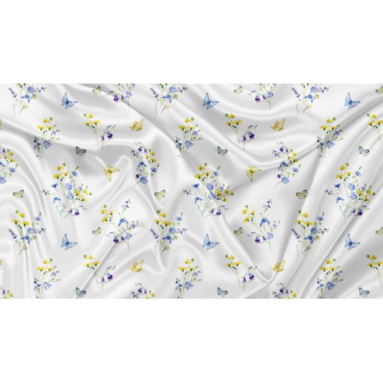SQUISH Motif Champ Floral et Papillon - IMPRIMÉ AU QUÉBEC À NOTRE ATELIER