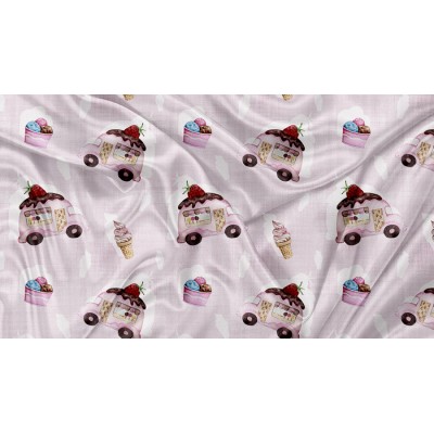 SQUISH Motif Crème Glacée Rose - IMPRIMÉ AU...