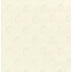 Minky dot crème