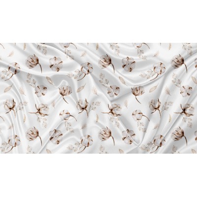 SQUISH Motif Fleur de Coton - IMPRIMÉ AU QUÉBEC...